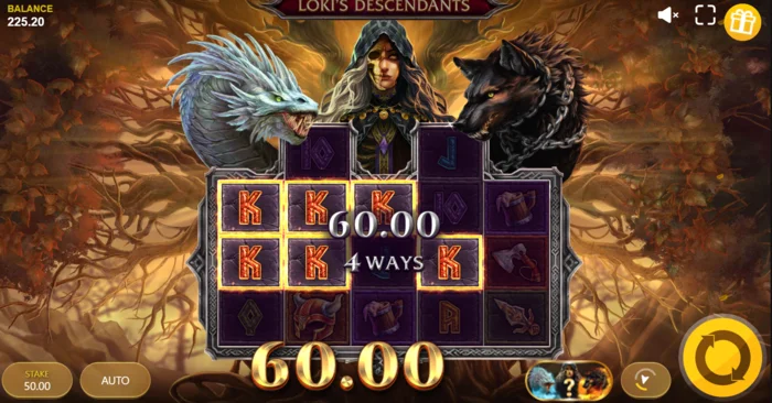 Loki's Descendants - Chế độ Monster Spins đang hoạt động