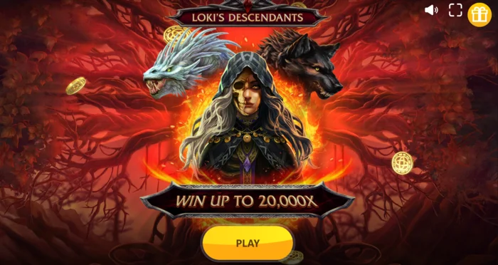 Loki's Descendants - Màn hình chính với cuộn 3-4-3-4-3